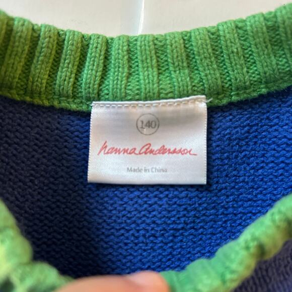 Hanna Andersson Motorcycle Knit Sweater 140 - Picture 3 of 4